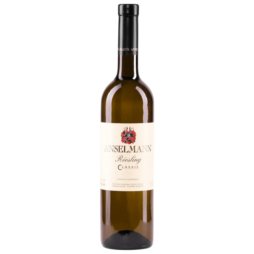 Anselmann Weißwein Grauer Burgunder Classic halbtrocken 0,75l
